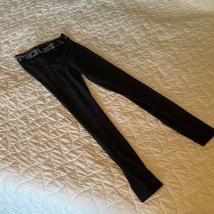 Men’s small compression leggings black Under Armour